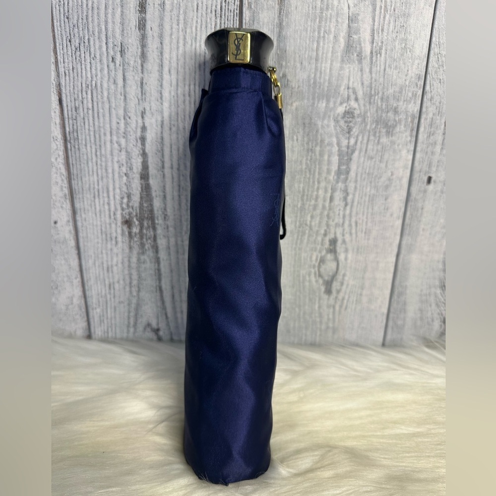 YSL logo umbrella in navy